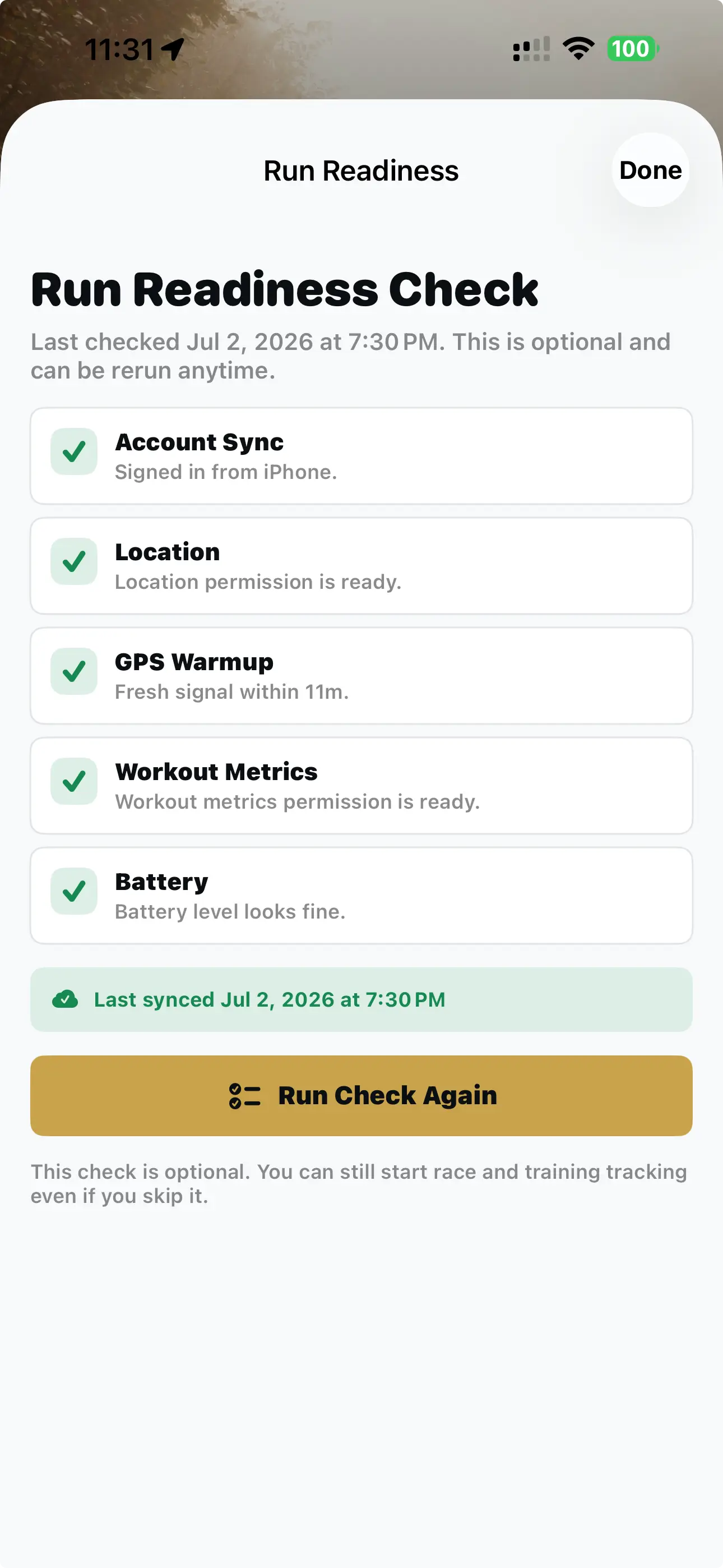 Run Readiness Check in hashiRun